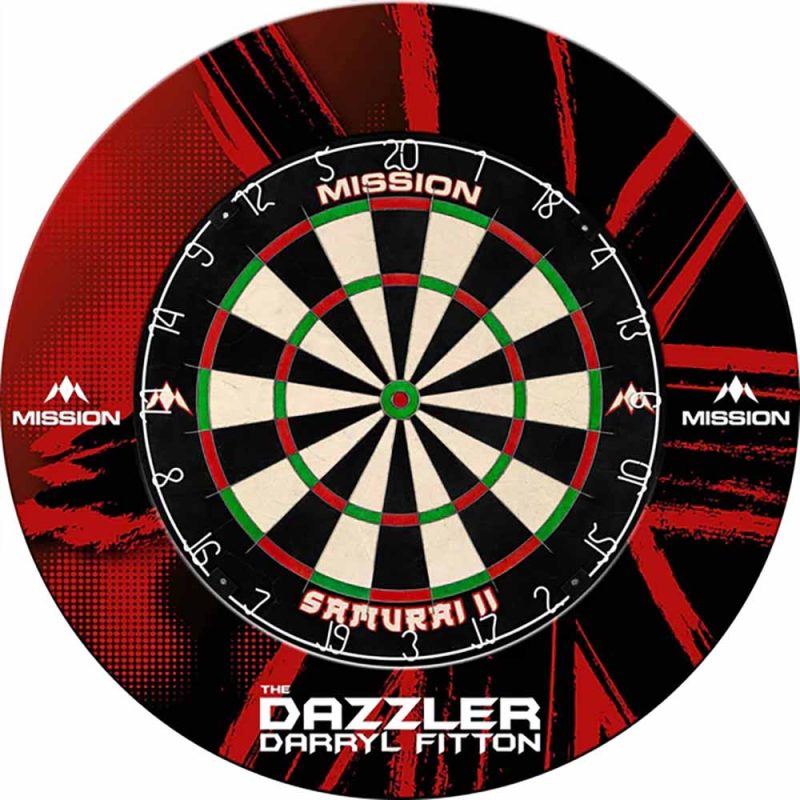 Billaresbalsalobre Surround Mission Player Dartboard Darryl Fitton SU240 - Imagen 3