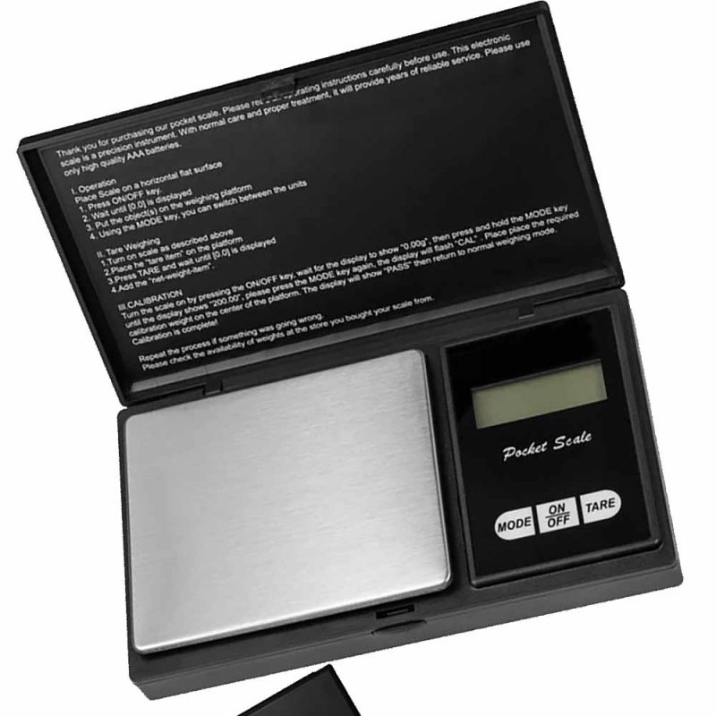 Billaresbalsalobre Bascula Bolsillo Mission Quark 300g 0.01g Negra BX120 - Imagen 2