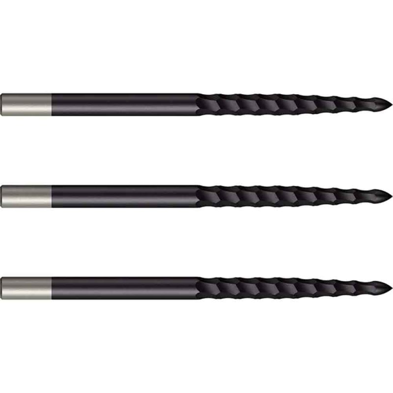 Billaresbalsalobre Punta Reemplazamiento Mission Lunar FS Rough Cut Negro 38mm X2680 - Imagen 3
