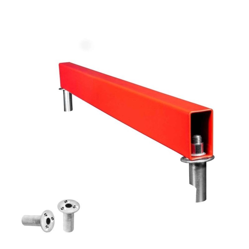 Billaresbalsalobre Mission Pro Raised Steel Oche Con Herrajes Para Suelo Rojo DBX046 - Imagen 2