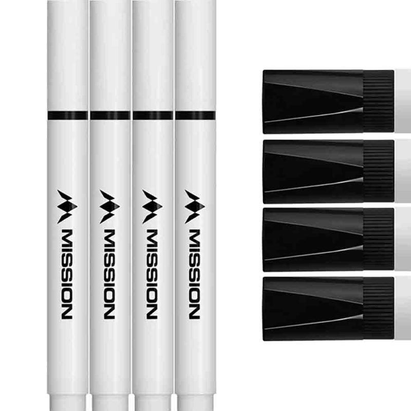 Billaresbalsalobre Rotulador Mission Negro Dry Wipe 4 unit  BX057