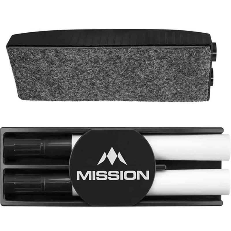 Billaresbalsalobre Borrador Mission Darts+ 2 Rotuladores Dry Wipe BX127