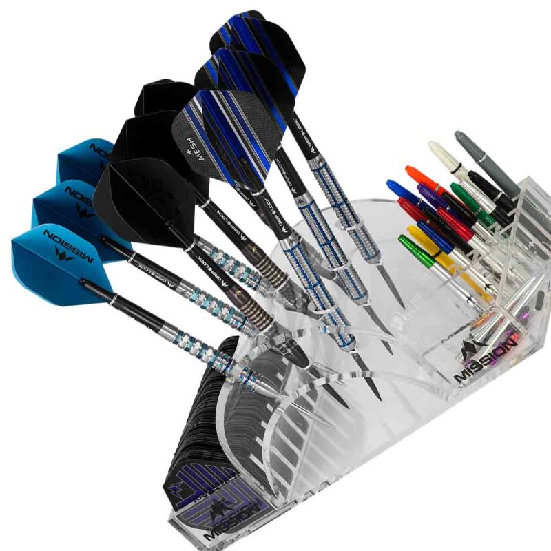 Billaresbalsalobre Soporte Dardos Mission Darts Station 9-9 BX003 - Imagen 2