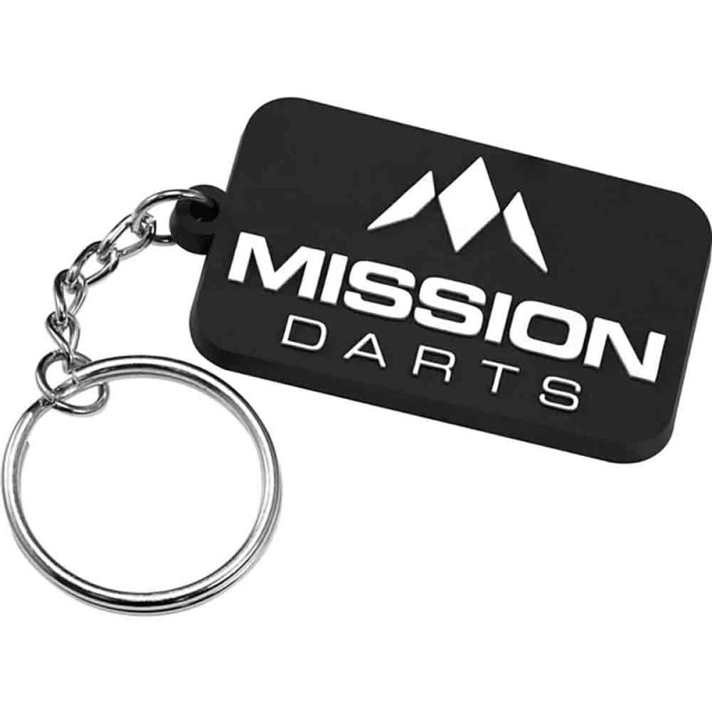 Billaresbalsalobre Llavero Mission Darts PVC Blanco BX109