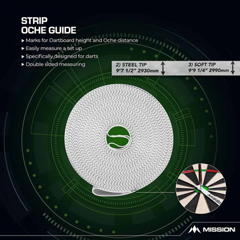 Billaresbalsalobre Cinta Metrica Medida Diana Misision Darts BX078 - Imagen 6