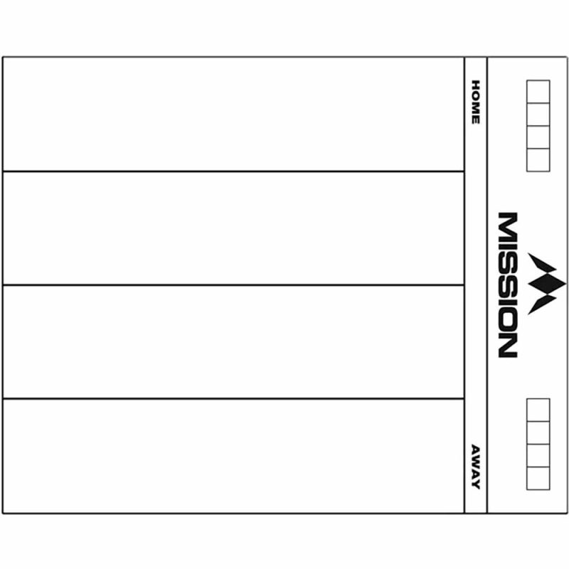 Billaresbalsalobre Pizarra Mission Darts Whiteboard 501 Blanca MB02 - Imagen 2