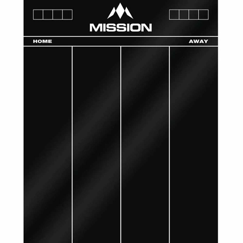 Billaresbalsalobre Pizarra Mission Darts Whiteboard 501 Negra MB03