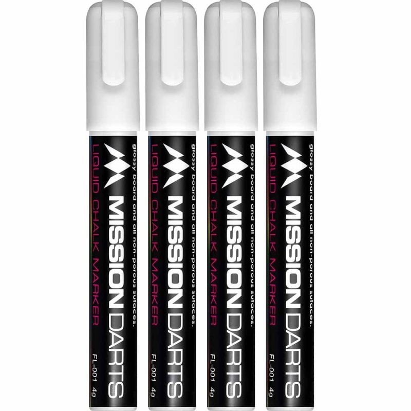 Billaresbalsalobre Rotulador Tinta Liquida 4 unidades Color Blanco BX149
