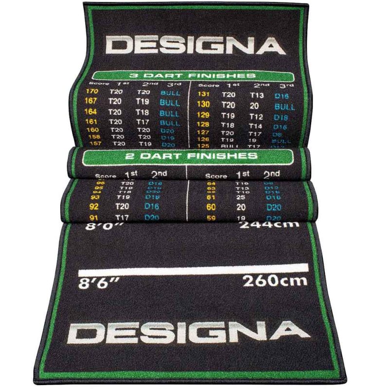 Billaresbalsalobre Protector Suelo Designa Checkouts Non Slip Back Verde 290cmx60cm MAT19