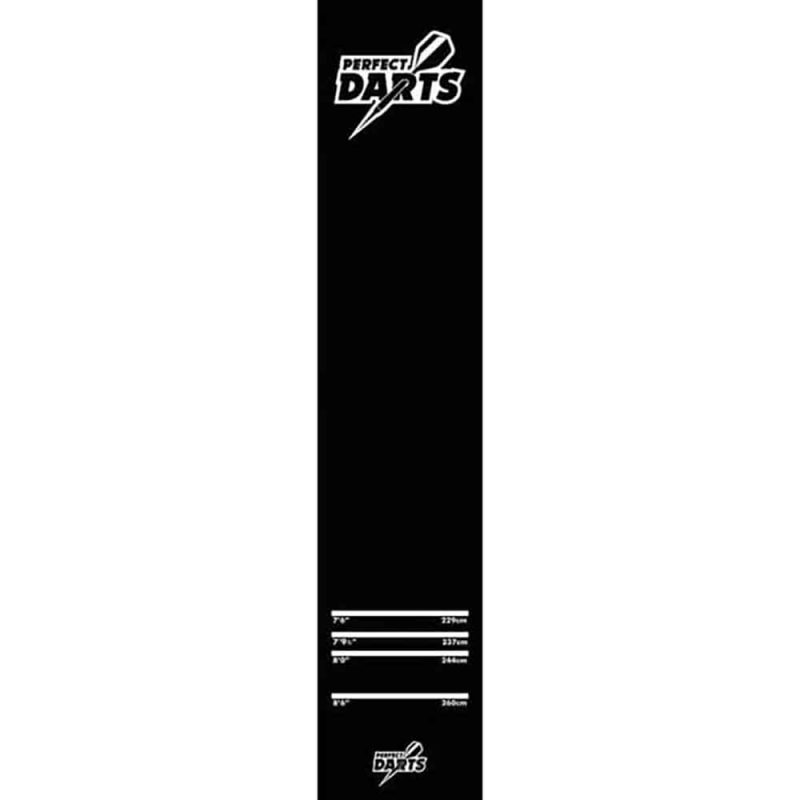 Billaresbalsalobre Protector Suelo Perfectdarts Carpet Mat Non Slip Negro 290cmx60cm PDMAT01
