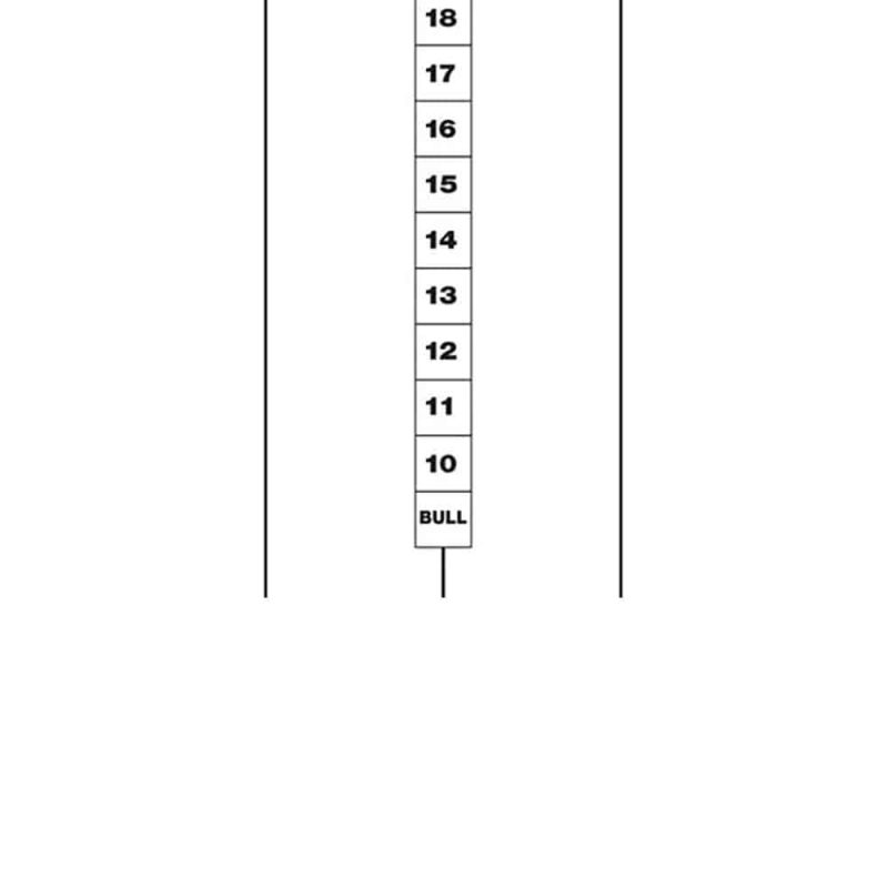 Billaresbalsalobre Pizarra Perfectdarts Darts Cricket Blanca PDSCO01 - Imagen 3