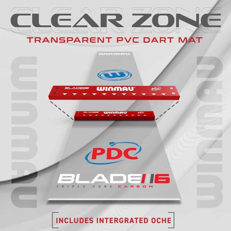 Billaresbalsalobre Protector Suelo Winmau Clearzone PVC Dart Mat Int Oche 8213 - Imagen 7