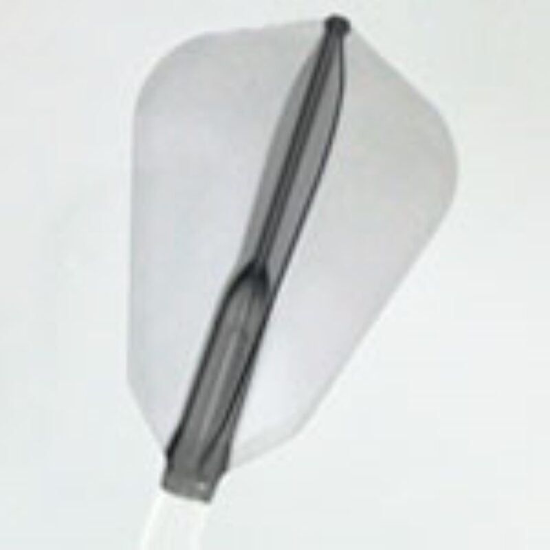 Billaresbalsalobre Plumas Fit Flight AIR Fantail Negra Transparente F-Shape