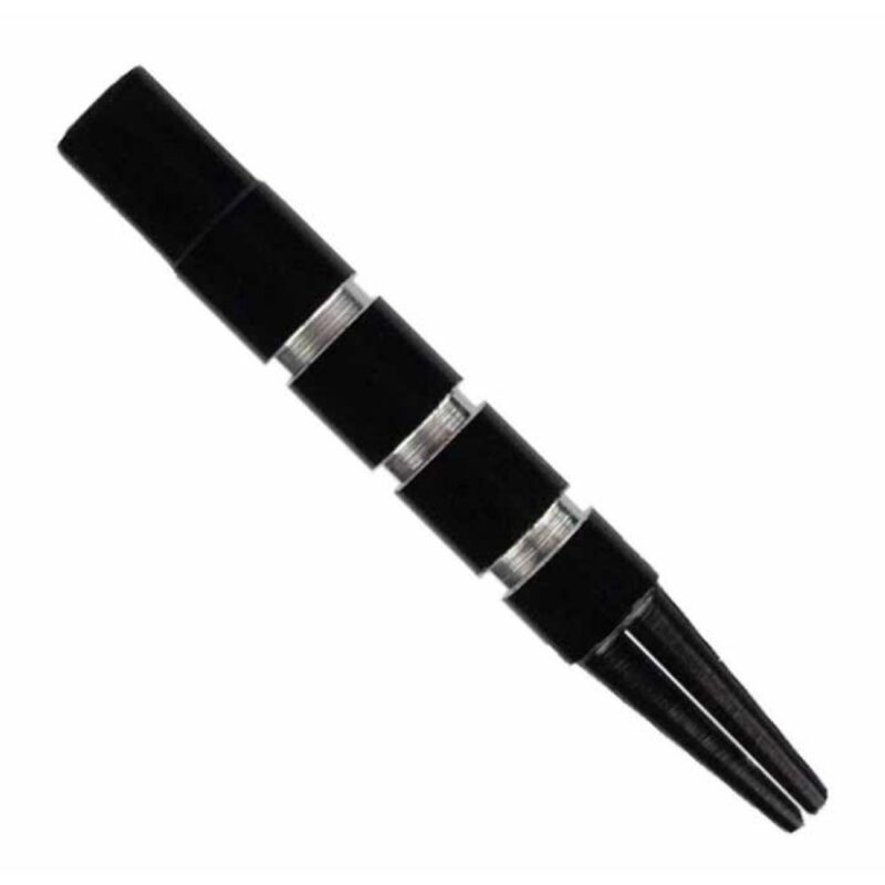Billaresbalsalobre Cañas M3 Aluminio Negro Rayas Corta (25mm) Shaft M3 Darts 29049 - Imagen 2