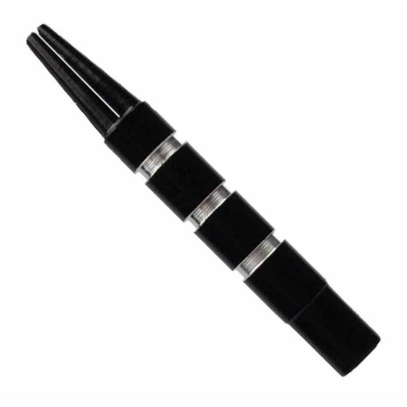 Billaresbalsalobre Cañas M3 Aluminio Negro Rayas Corta (25mm) Shaft M3 Darts 29049 - Imagen 3