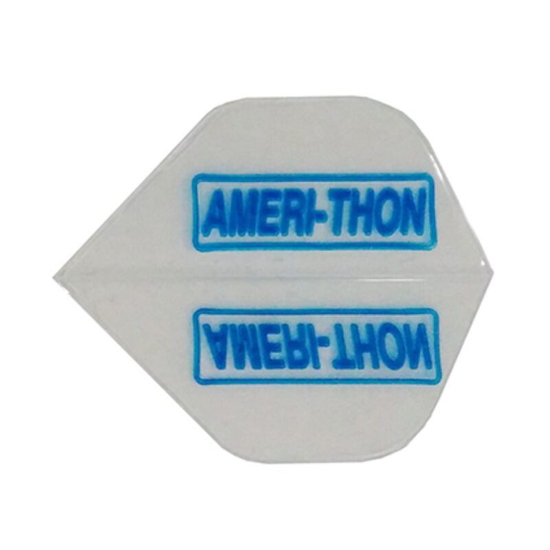 Billaresbalsalobre Plumas Amerithon Standard Transparente  Logo Azul 3298 - Imagen 2