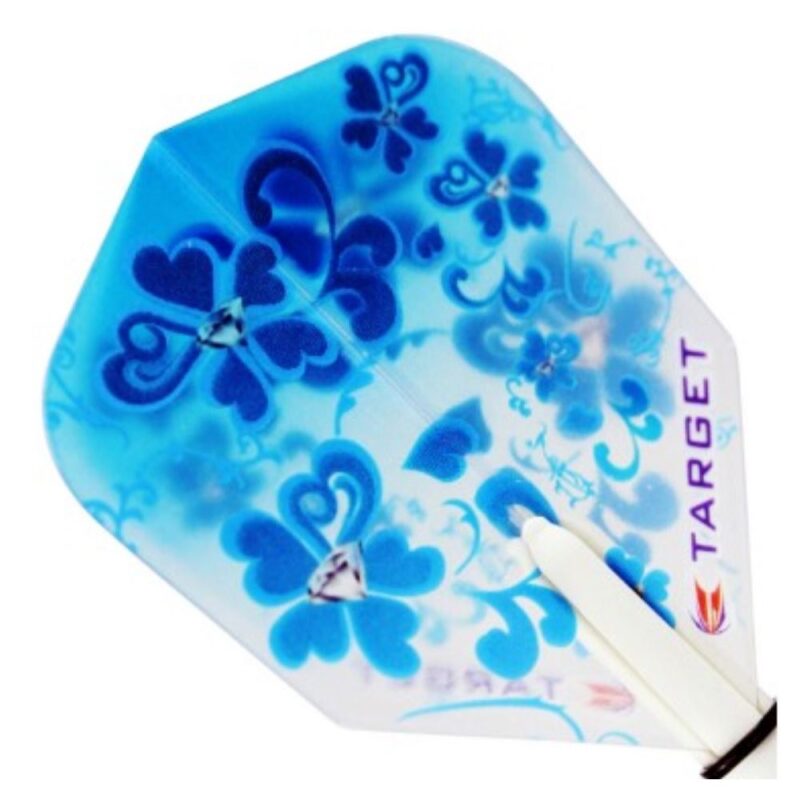 Billaresbalsalobre Plumas Target Darts Pro 100 Kitten Vision NO6 Flores Azules 117450 - Imagen 3