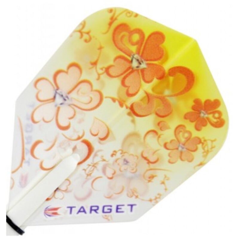 Billaresbalsalobre Plumas Target Darts Pro 100 Kitten Vision NO6 Flores Fondo Amarillo  117460