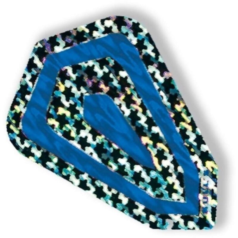 Billaresbalsalobre Plumas Bulls Darts Diamond Fantail Plata Azul - Imagen 3