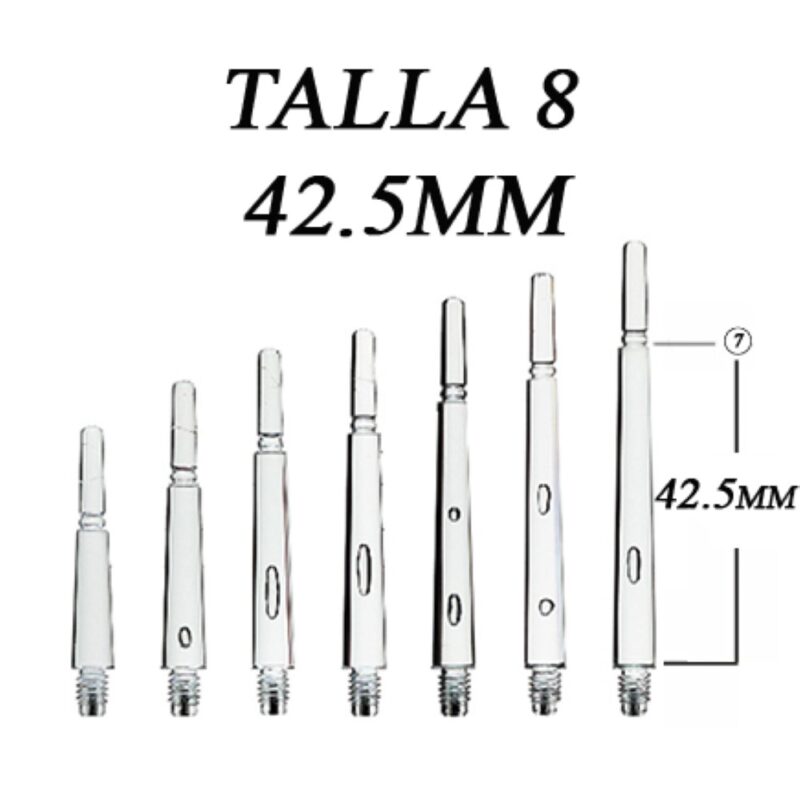 Billaresbalsalobre Cañas Fit Shaft Gear Normal Locked  Negra (Fija) Talla 8 - Imagen 3