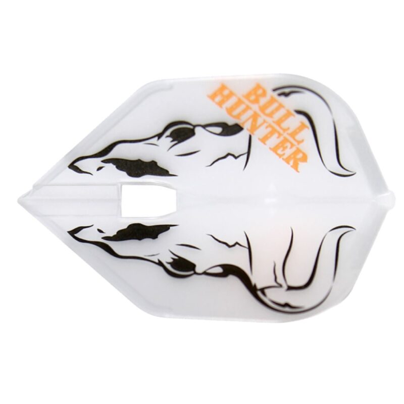 Billaresbalsalobre Plumas para Dardos Shape Champagne L-Style Tripleight Bull Hunter Transparente - Imagen 2