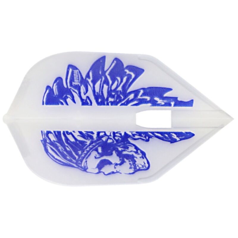 Billaresbalsalobre Plumas para Dardos Champagne L-Style Shape Jonny Blanca / Azul - Imagen 3