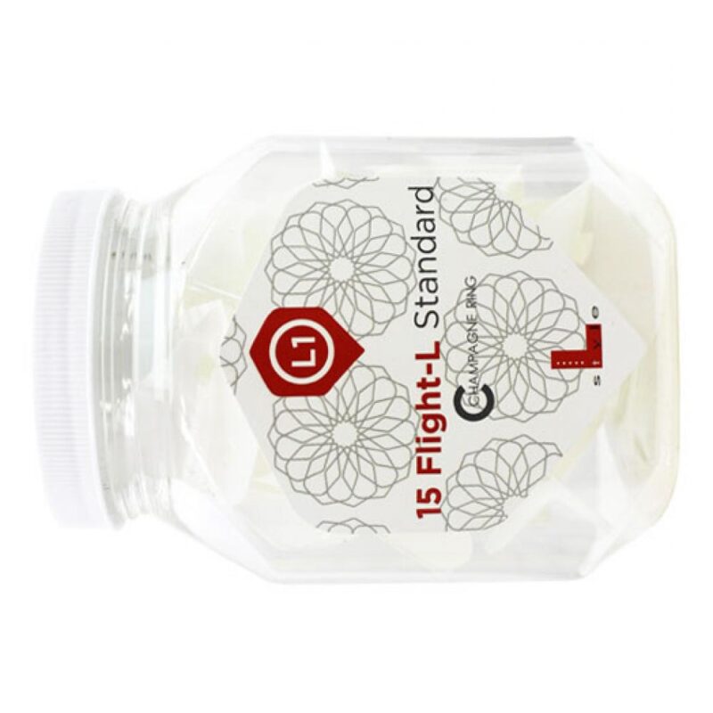 Billaresbalsalobre Pack Plumas L-Flight Champagne 15 Unidades Standard Blanco. L1cS-W JAR - Imagen 3