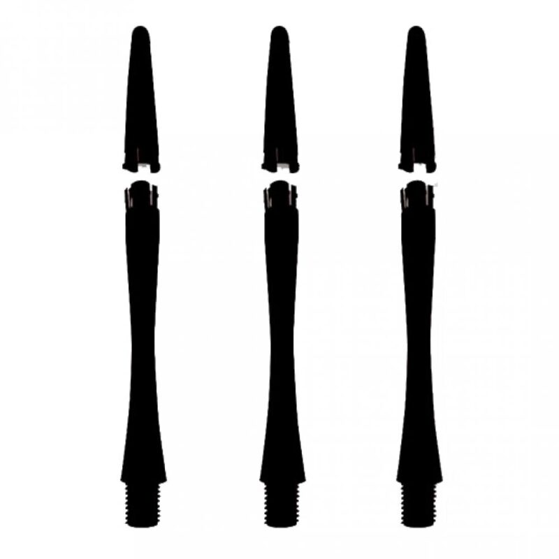 Billaresbalsalobre Cañas para Dardos One80 Intelite  Negras Larga 2141-Medium