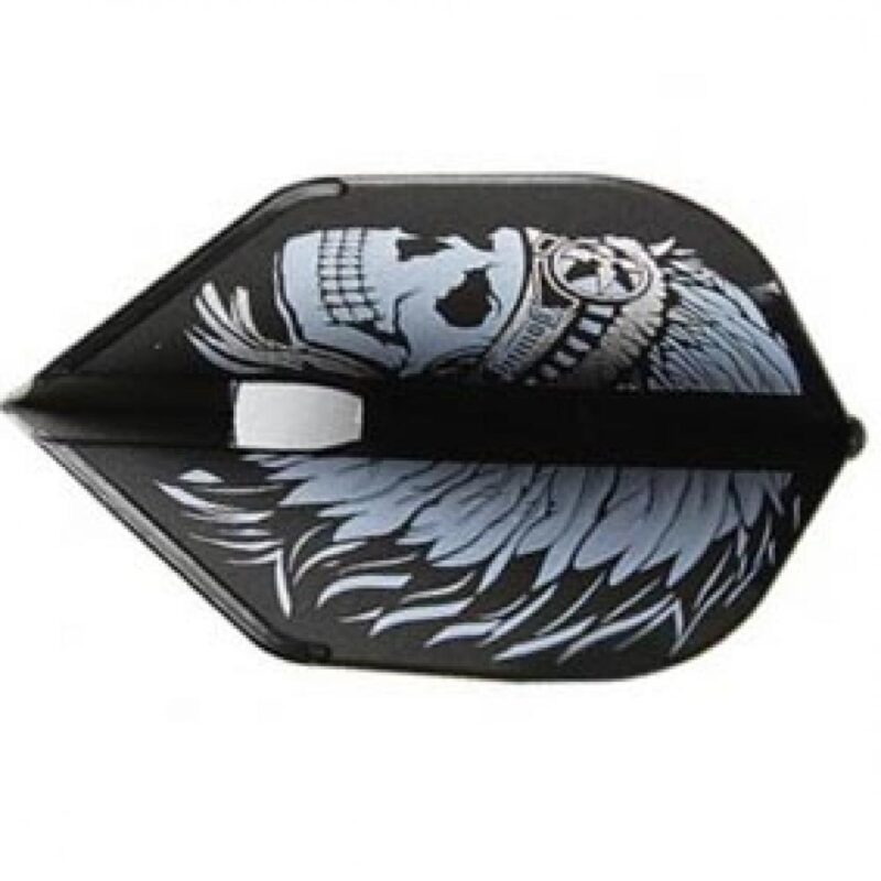 Billaresbalsalobre Plumas Champagne L-Style Shape Jonny v.2 Negro/Blanco - Imagen 2
