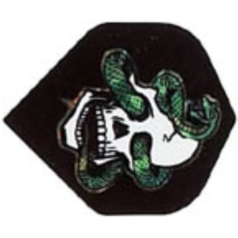 Billaresbalsalobre Plumas Ruthless Standard Emblem Calavera Serpiente 1865 - Imagen 2