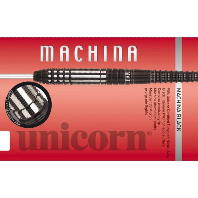 Billaresbalsalobre Dardos Unicorn Machina Black 22gr 90% 05090 - Imagen 3
