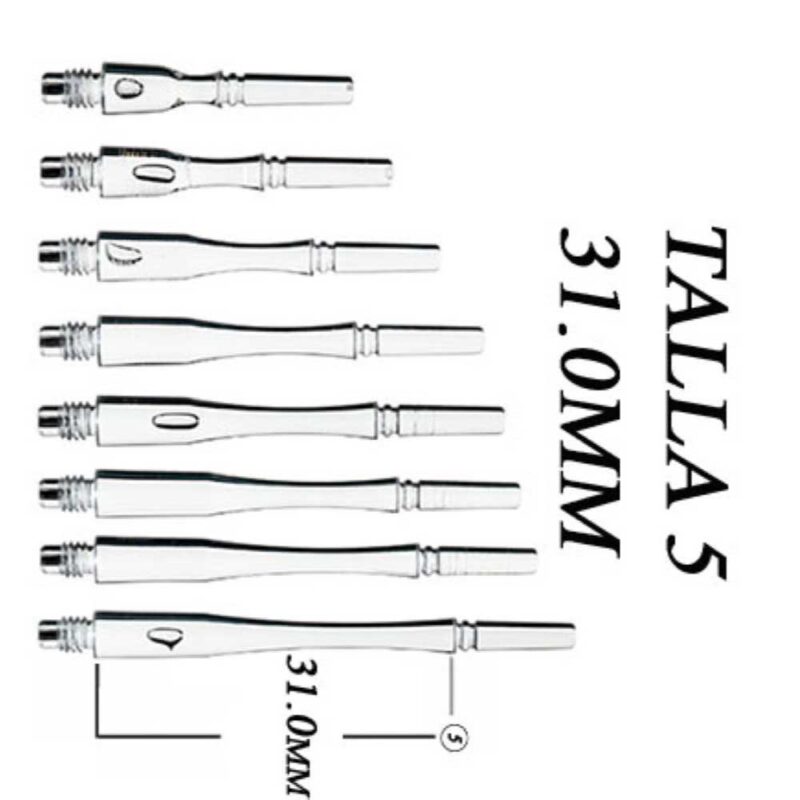 Billaresbalsalobre Cañas Fit Shaft Gear Hybrid Giratoria Blanca Talla 5 - Imagen 3