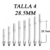 Billaresbalsalobre Cañas Fit Shaft Gear Slim Fija Blanca Talla 4 - Imagen 2
