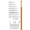 Billaresbalsalobre Cañas Fit Shaft Gear Normal Locked Roja (Fija) Talla 1 - Imagen 3