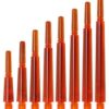 Billaresbalsalobre Cañas Fit Shaft Gear Normal Spining Naranja (Giratoria) Talla 3