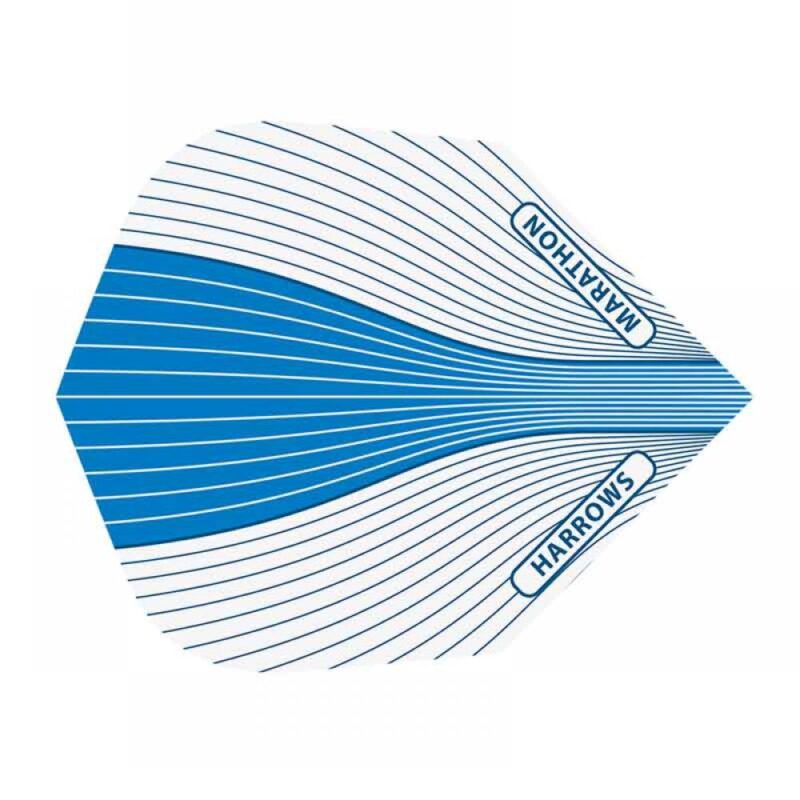 Billaresbalsalobre Plumas Harrows Marathon Estandar Azul Blanca 1526 - Imagen 3