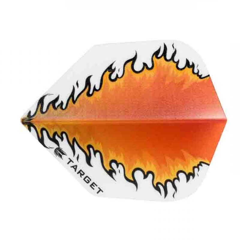 Billaresbalsalobre Plumas Target Darts NO6 Vision White Orange Fire 300820 - Imagen 2