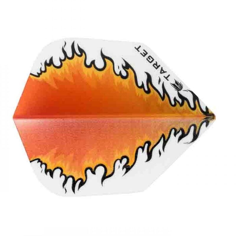Billaresbalsalobre Plumas Target Darts NO6 Vision White Orange Fire 300820 - Imagen 3