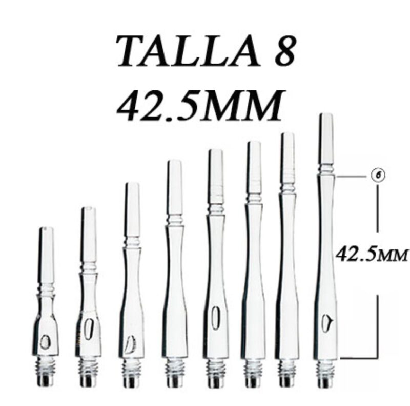 Billaresbalsalobre Cañas Fit Shaft Gear Hybrid Giratoria Blanca Talla 8 - Imagen 2