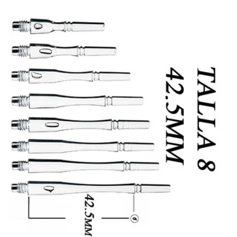 Billaresbalsalobre Cañas Fit Shaft Gear Hybrid Giratoria Blanca Talla 8 - Imagen 3