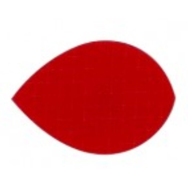 Billaresbalsalobre Plumas Tela Oval Roja - Imagen 2