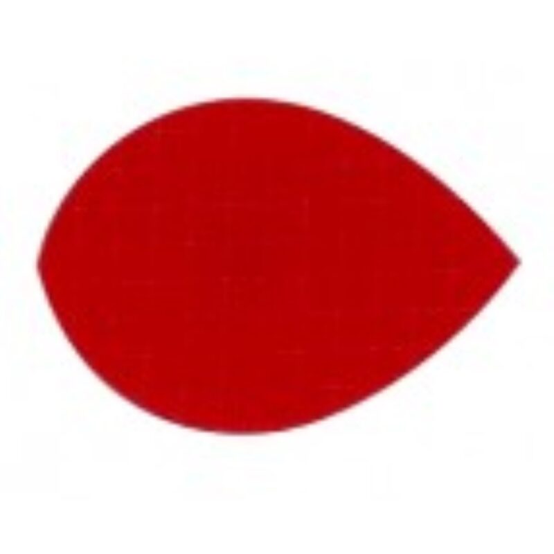 Billaresbalsalobre Plumas Tela Oval Roja - Imagen 3
