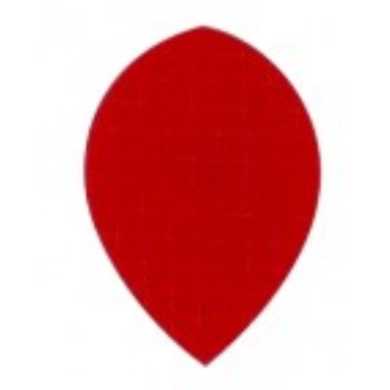 Billaresbalsalobre Plumas Tela Oval Roja