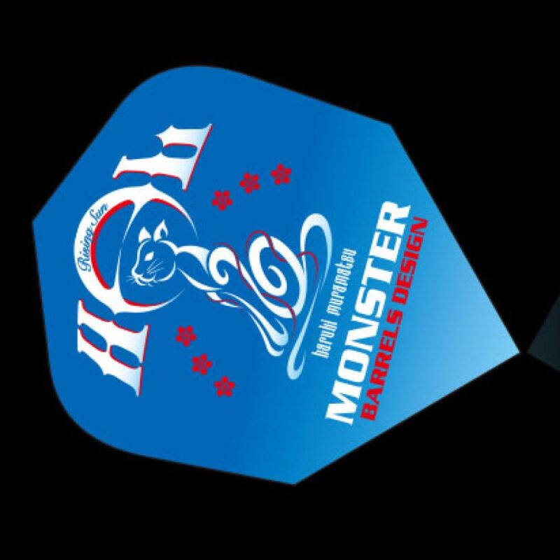 Billaresbalsalobre Plumas MONSTER DARTS FLIGHTS Standard Cat Blue  MS-SC-001 - Imagen 3