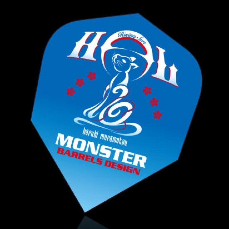 Billaresbalsalobre Plumas MONSTER DARTS FLIGHTS Standard Cat Blue  MS-SC-001