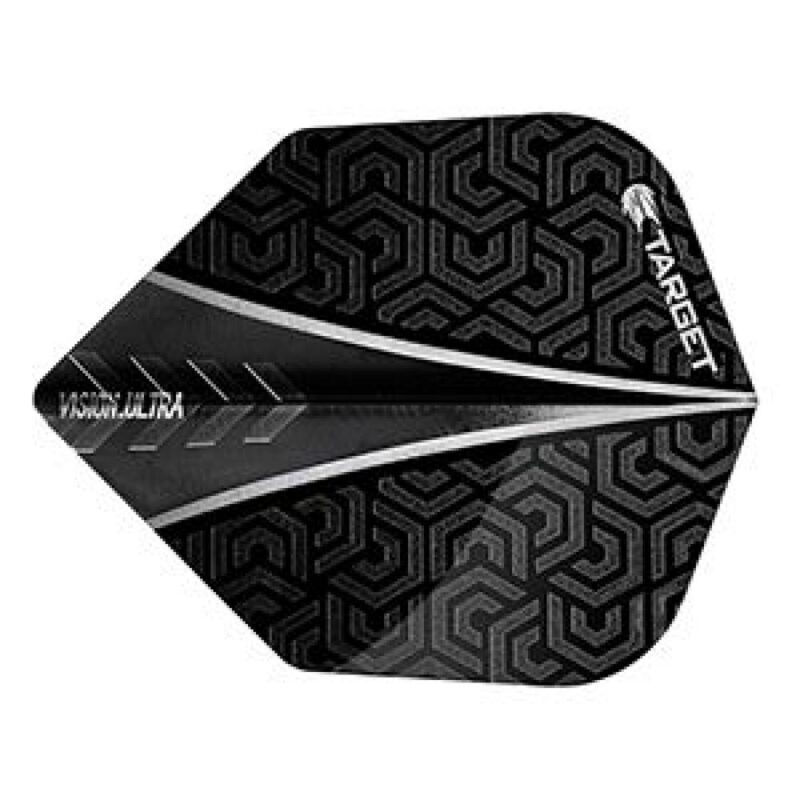 Billaresbalsalobre Plumas Target Darts Vision Ultra Black Fin NO6   331070 - Imagen 2