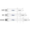 Billaresbalsalobre Cañas Harrows Clic Blanca Short (23mm) - Imagen 2