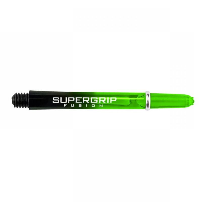 Billaresbalsalobre Cañas Harrows Darts SuperGrip Fusion Green Short 33mm - Imagen 2