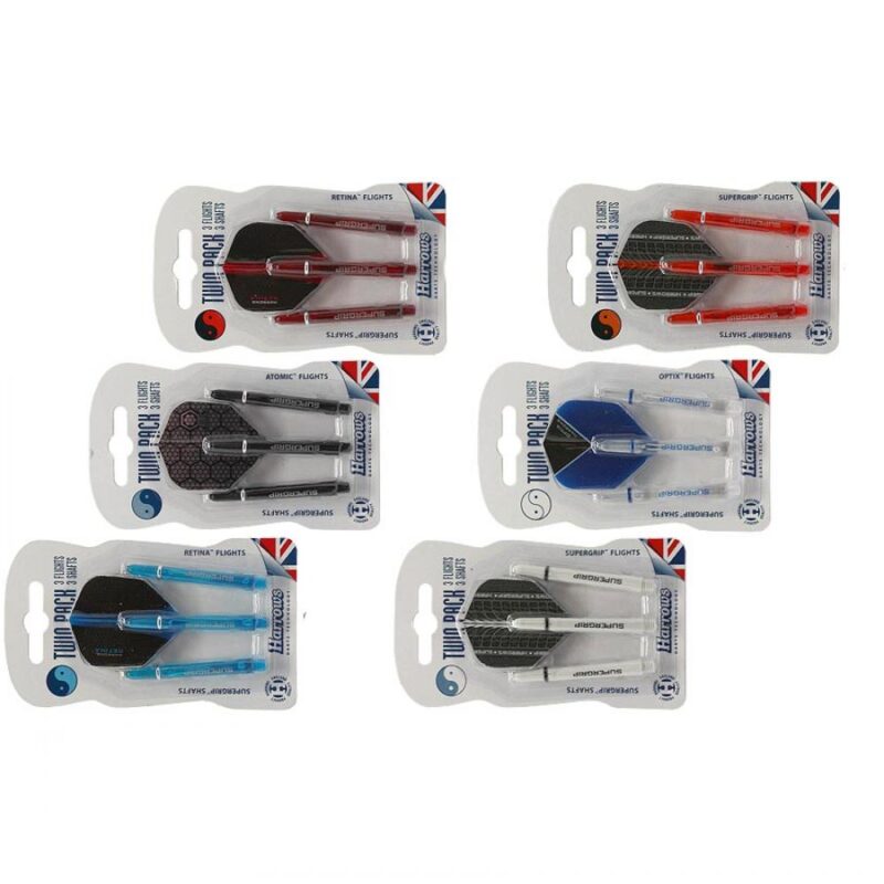 Billaresbalsalobre Plumas Twin Pack Harrows SuperGrip Medium 47mm White - Imagen 3