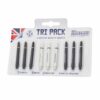 Billaresbalsalobre Cañas Tri Pack Harrows Darts Supergrip Pro Shaft Medium White/Black